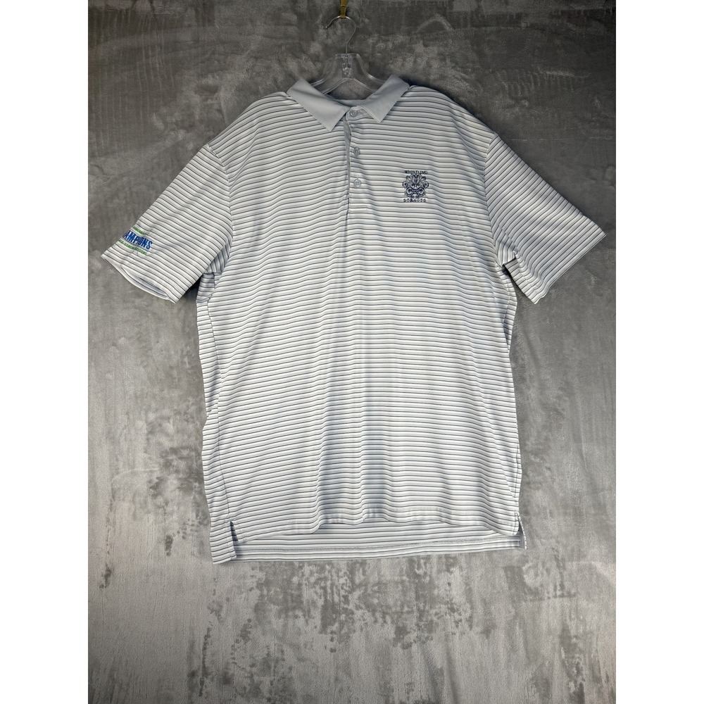 Callaway XL Golf‎ Polo Shirt Whistling Straits Champions Stripe Opti-Dri Mens
